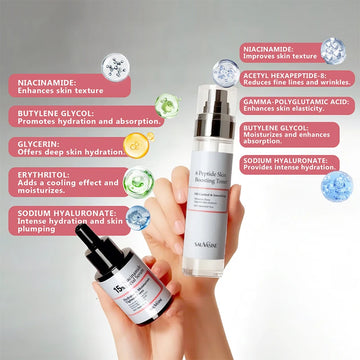 Niacinamide 15% + Peptides Booster Set – Serum & Toner Skincare