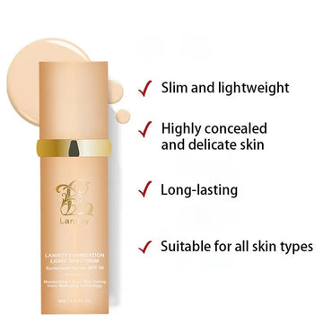 Lanisty 4-in-1 Biomimic Foundation SPF 50 – High Coverage, Lightweight